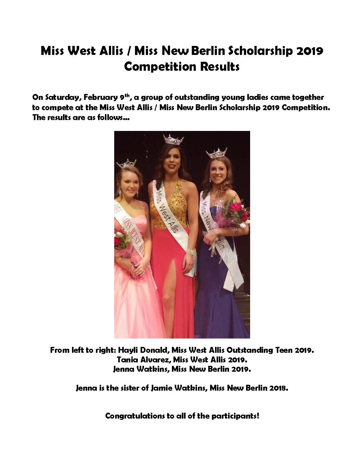 Miss West Allis