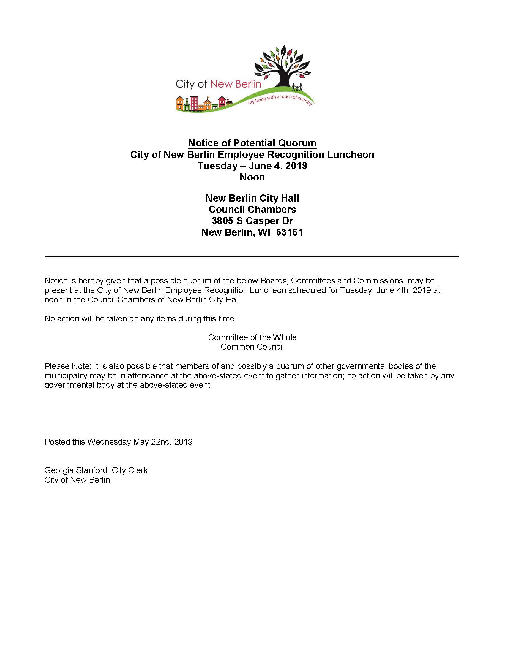 052219_Potential Quorum Notice