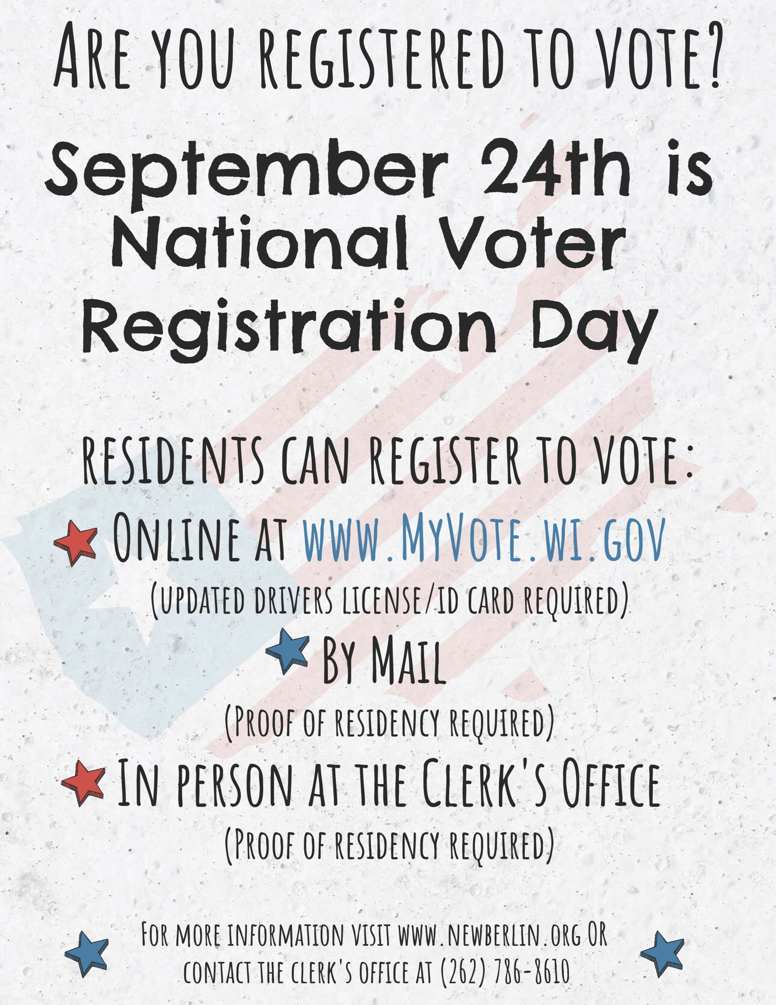 National Voter Registration Day