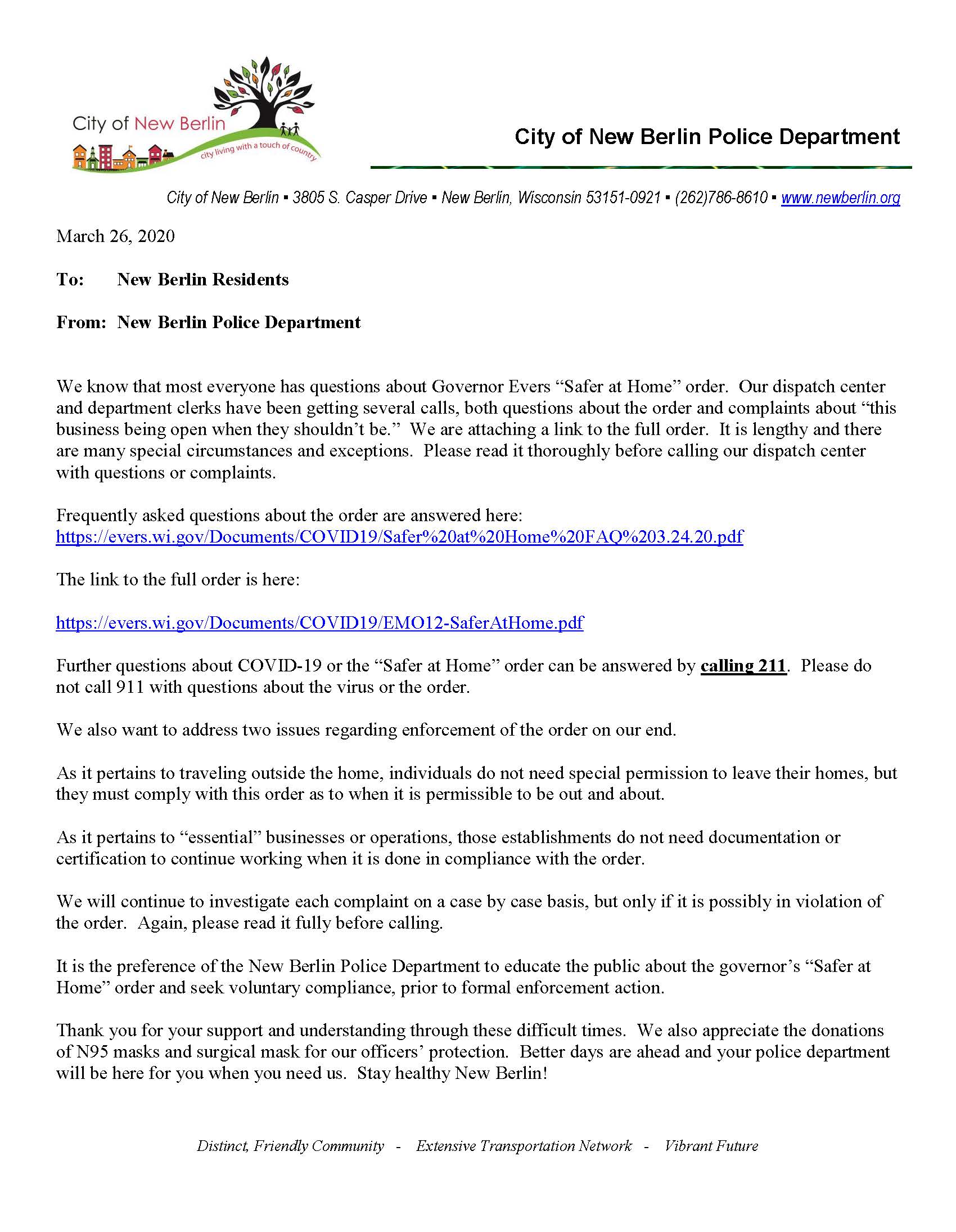 NBPD 3262020 Press Release