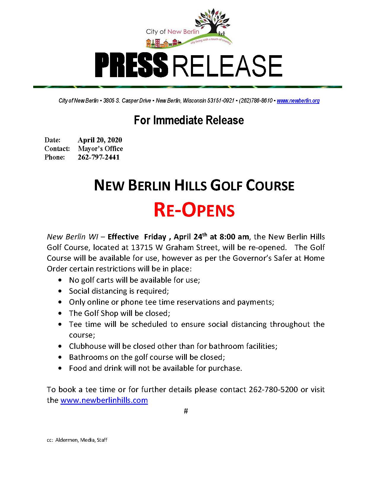 Press Release - NB Hills reopens (003)