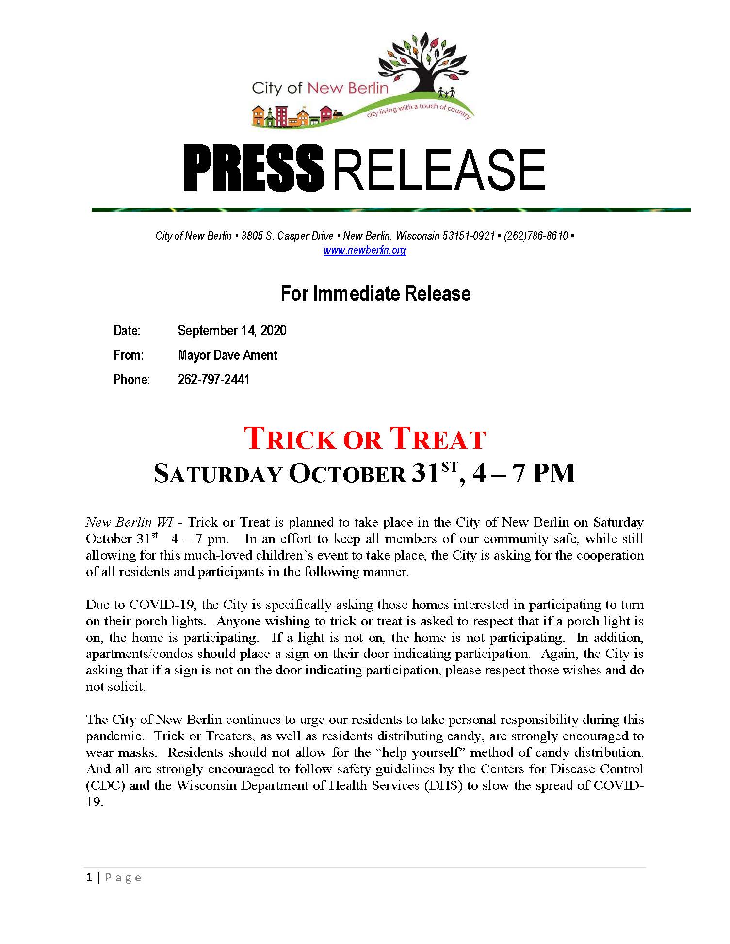 Press Release - Trick or Treat_Page_1