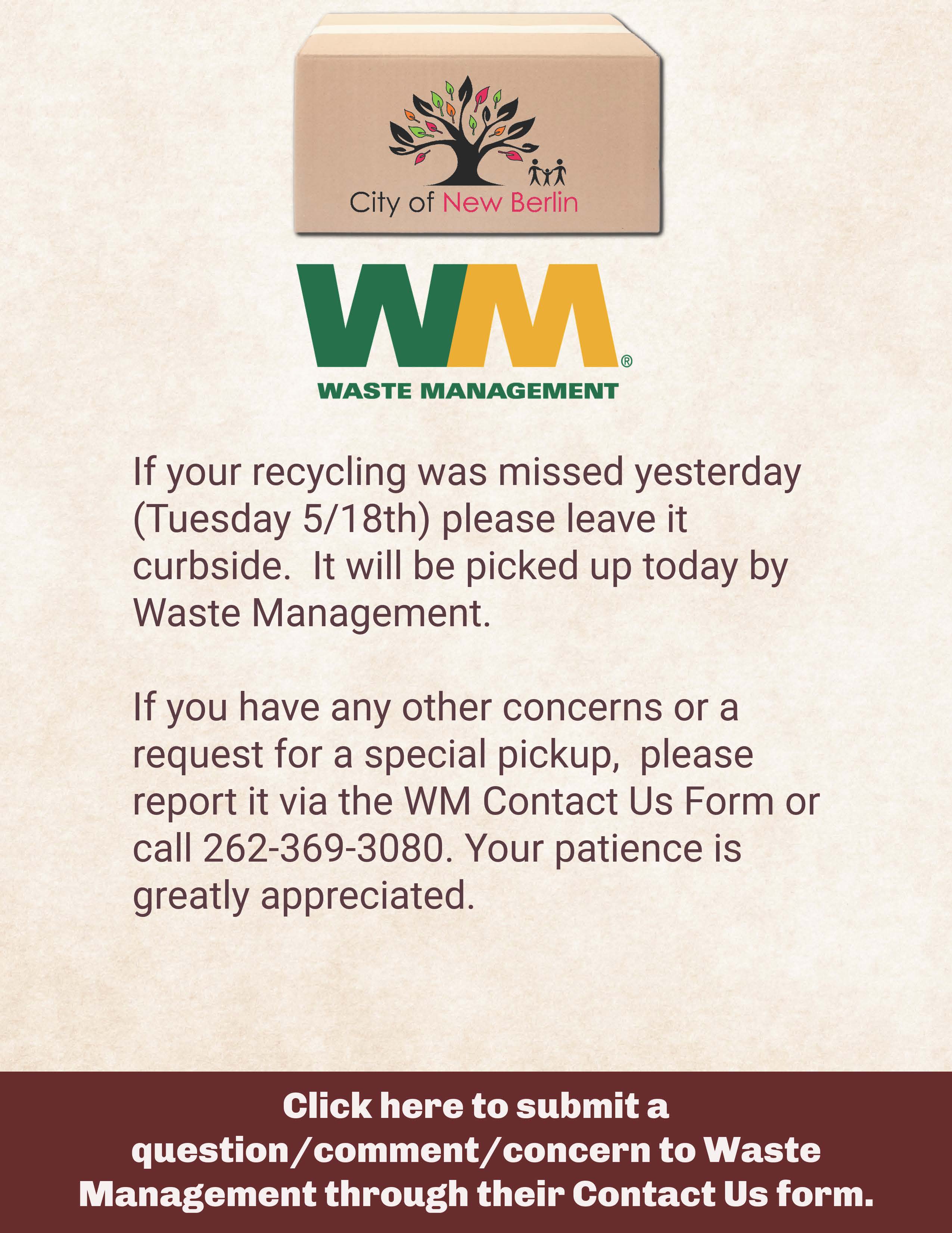 Waste Management Update 5_19