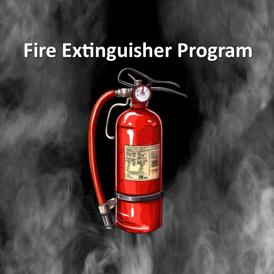 Fire Extinguisher Graphic Button