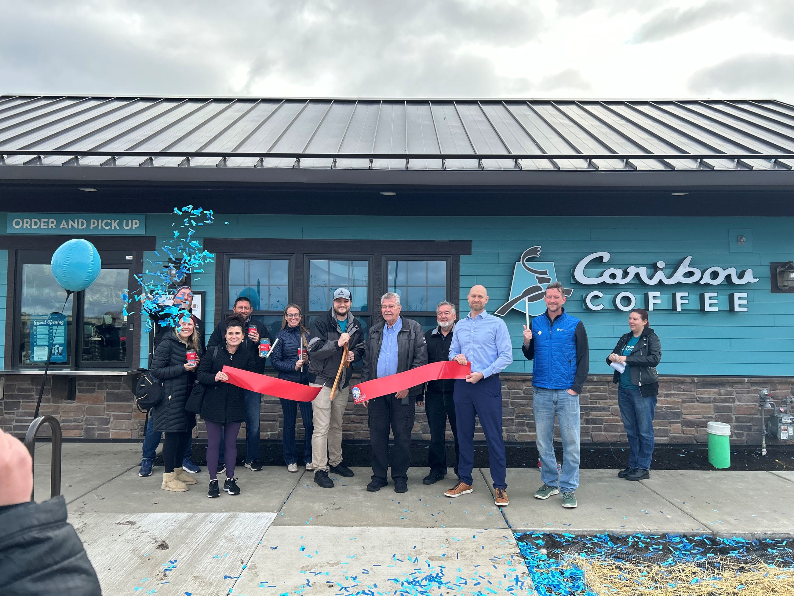Caribou Coffee ribbon cutting 2024_1122 IMG_2464